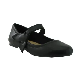31704101, Katie - Girls' School Shoes - Black (11-4)