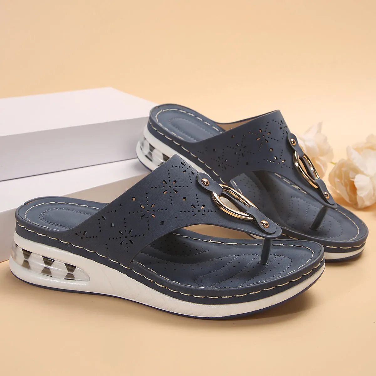 Air Cushion Thong Sandals