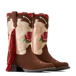 Ariat Girl's Futurity Fringe Rodeo Quincy Western Boots
