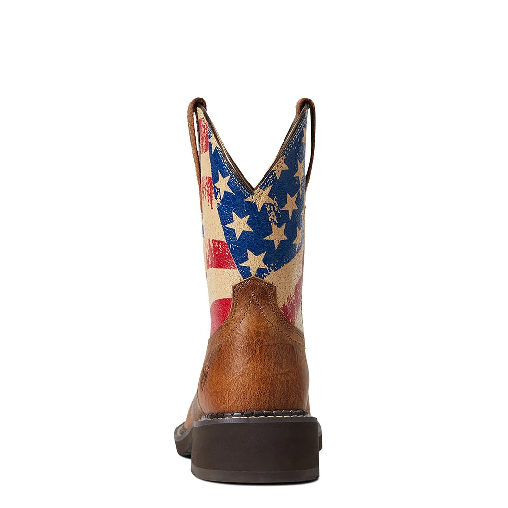 Ariat Women's Fatbaby Heritage Patriot Western Boot