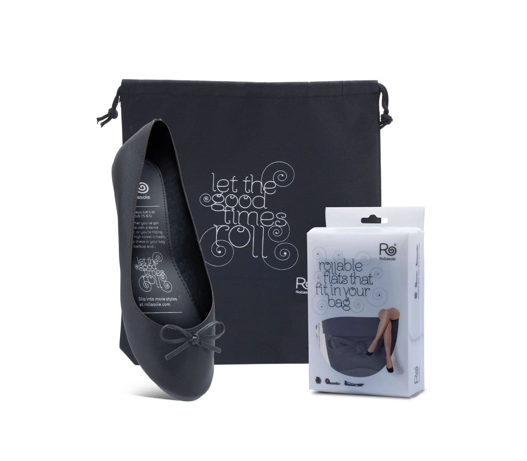 Back to Black Flats: Small(5.5/6.5)