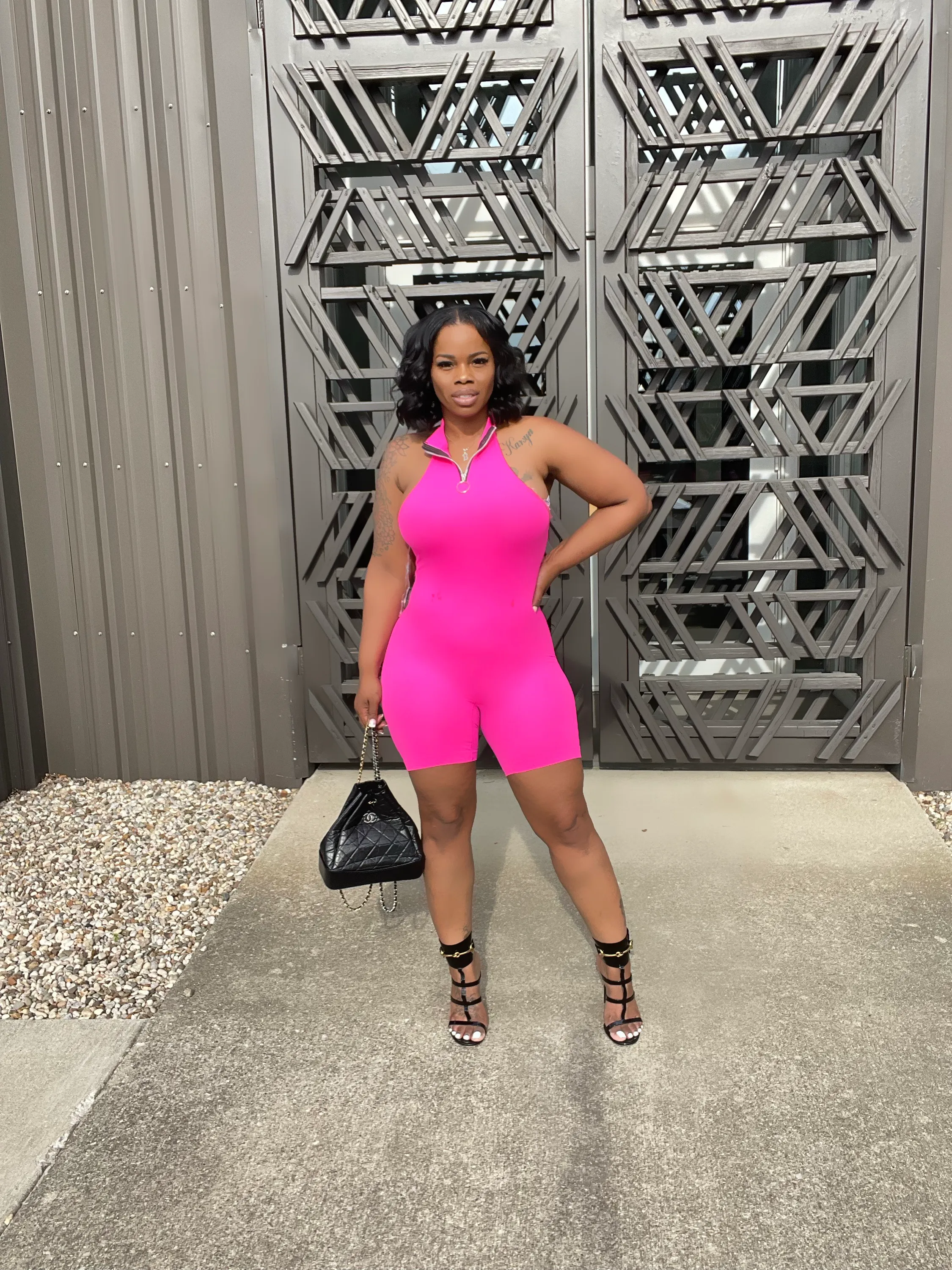 Backless Romper