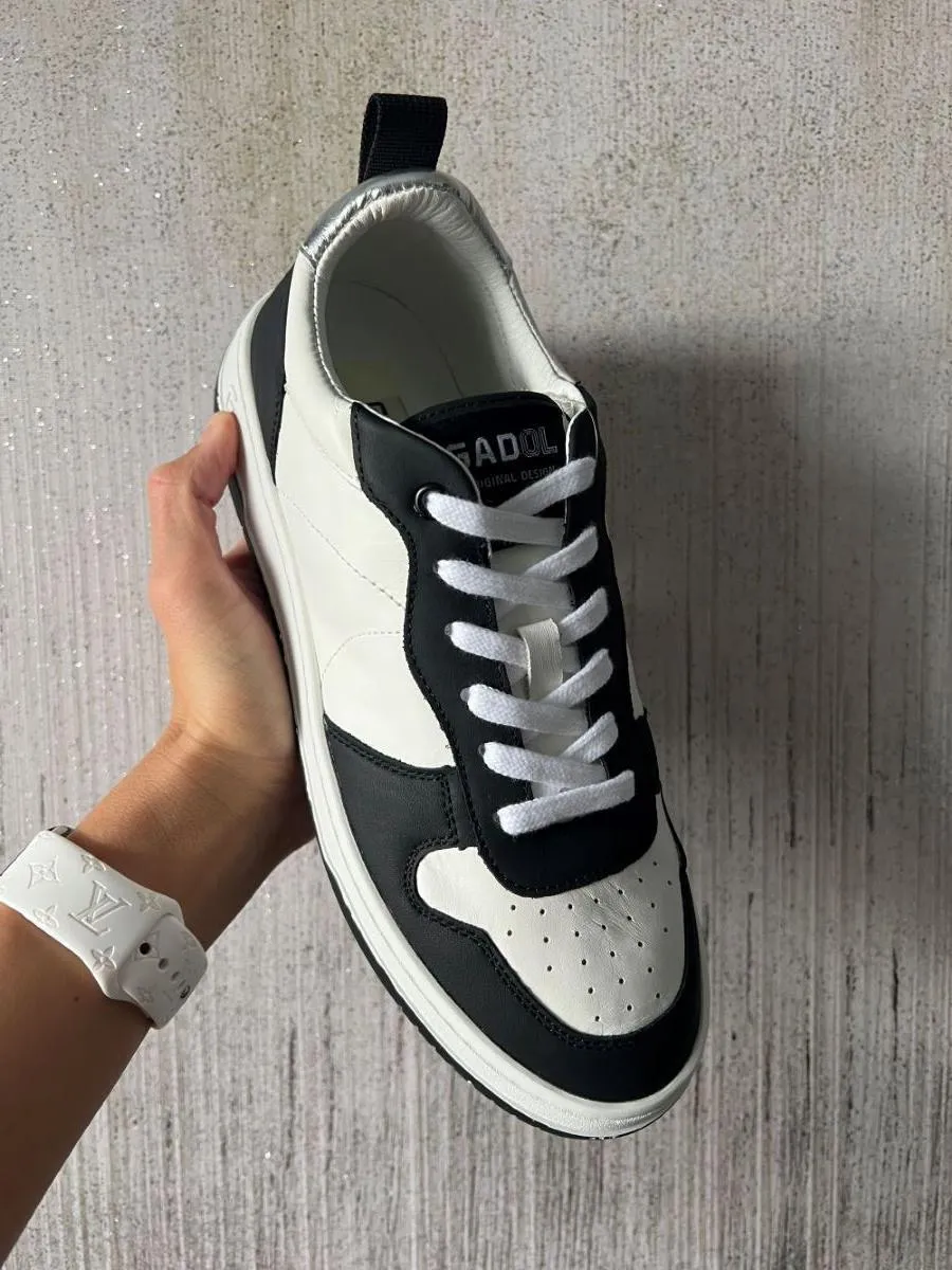 Black & White Sneakers by Gadol