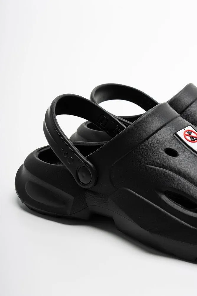 Charm Clog Black