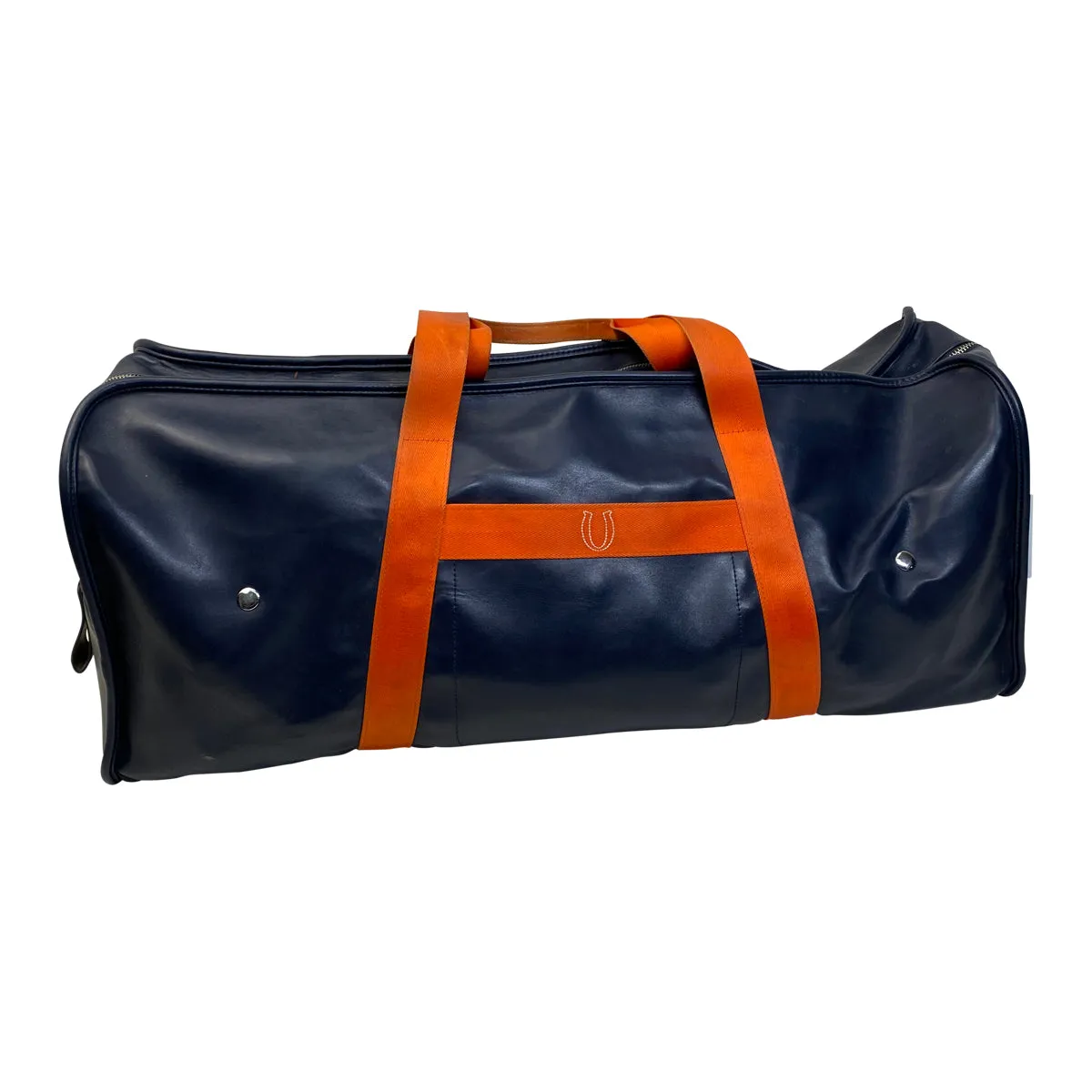 Corro Equestrian Boot Bag in Navy/Orange