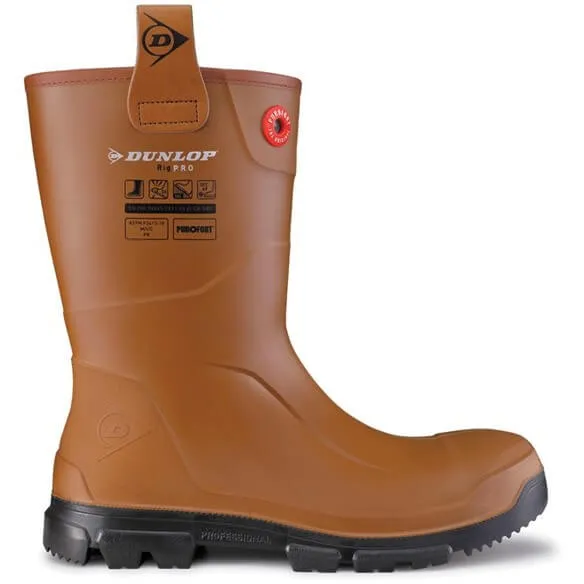 Dunlop Purofort Rigpro Full Safety Wellington Boots