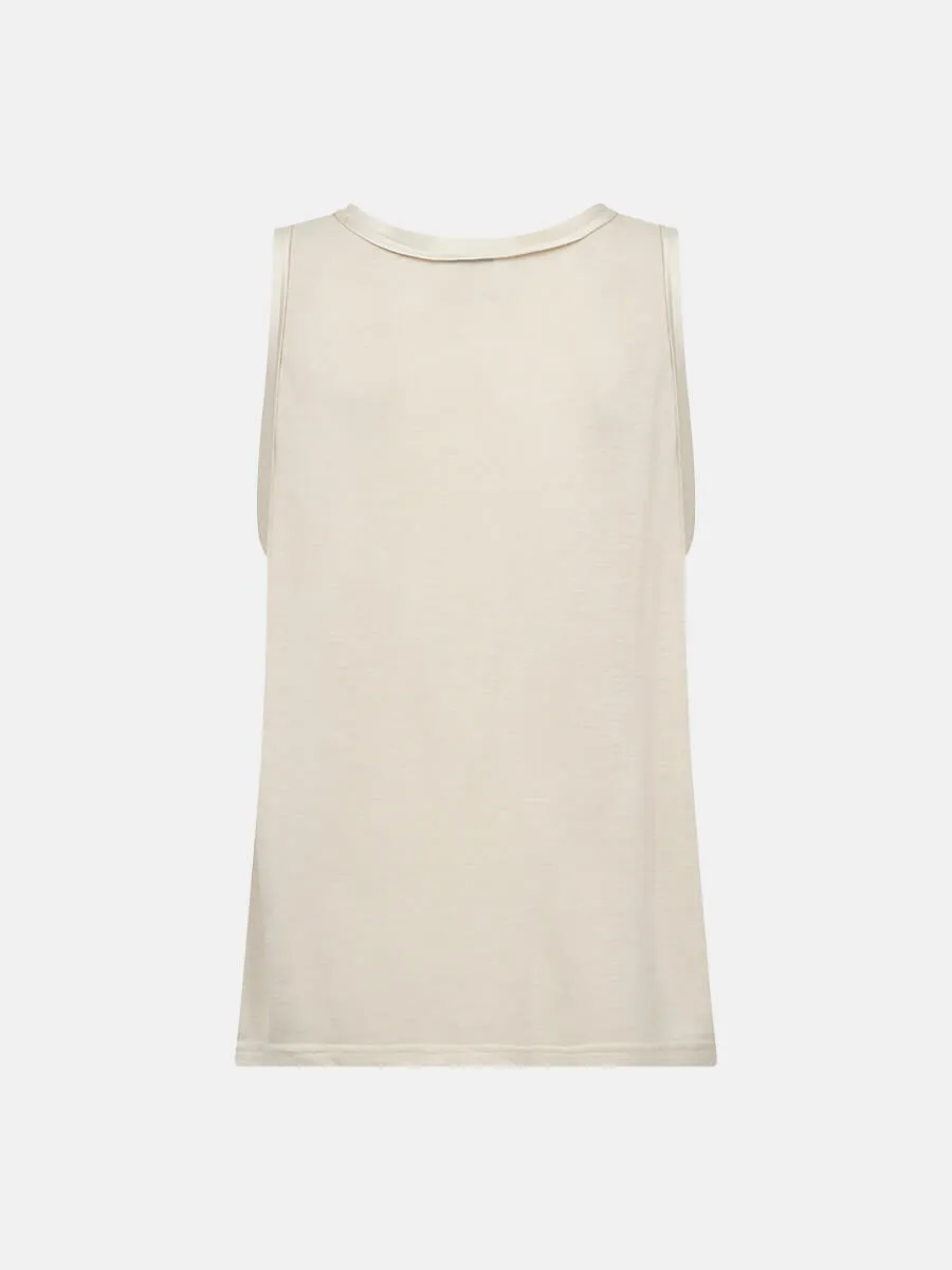 Gunhilda 1 Silk Top - Turtledove