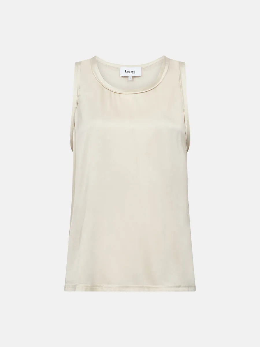 Gunhilda 1 Silk Top - Turtledove