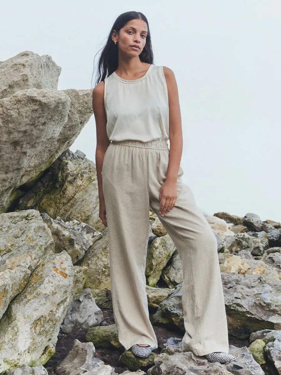 Gunhilda 1 Silk Top - Turtledove