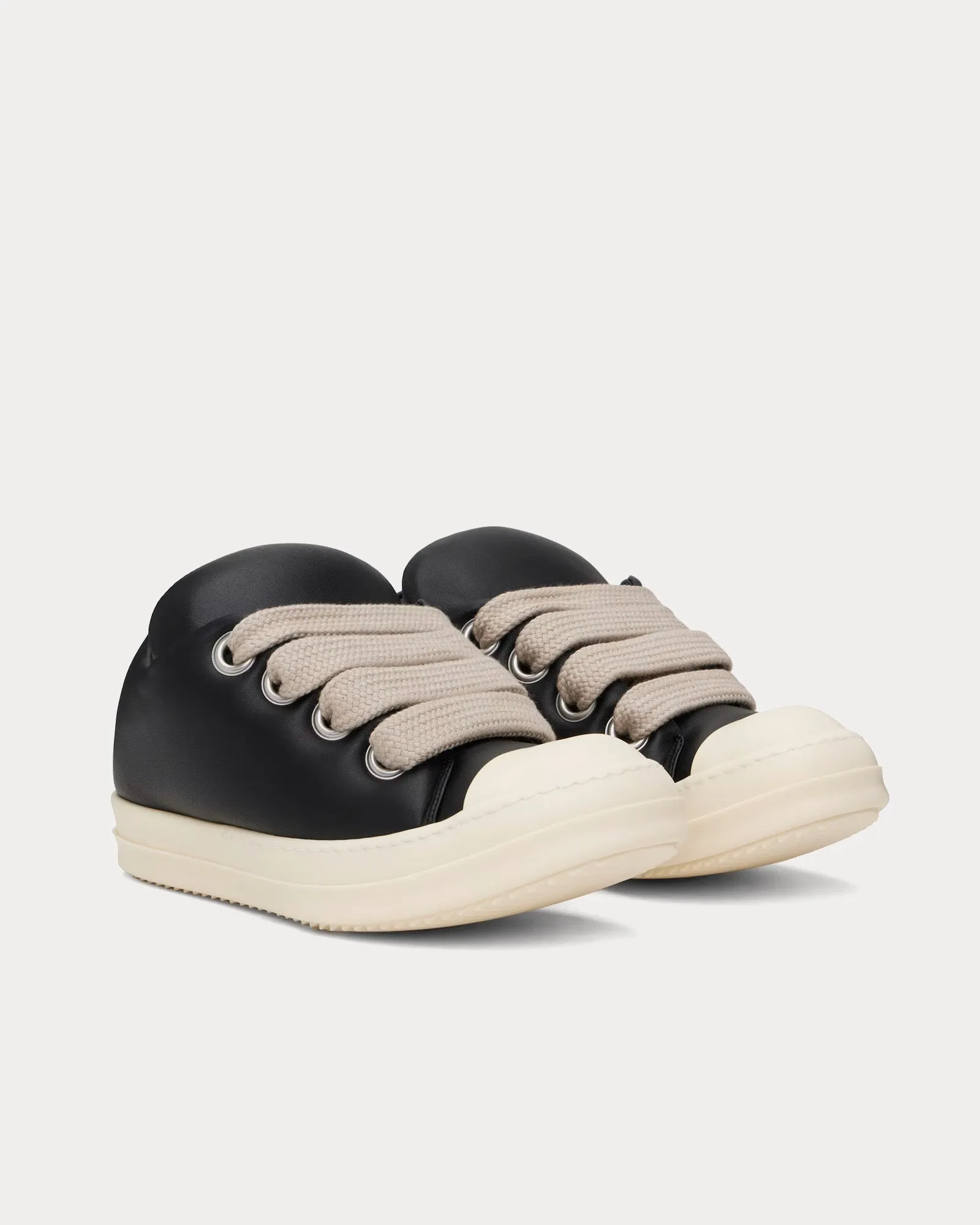 Hollywood Jumbolace Sneaks Leather Black / Milk / Milk Low Top Sneakers