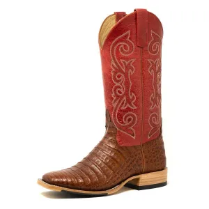 Horse Power Men's Cowboy Boots Caiman Belly