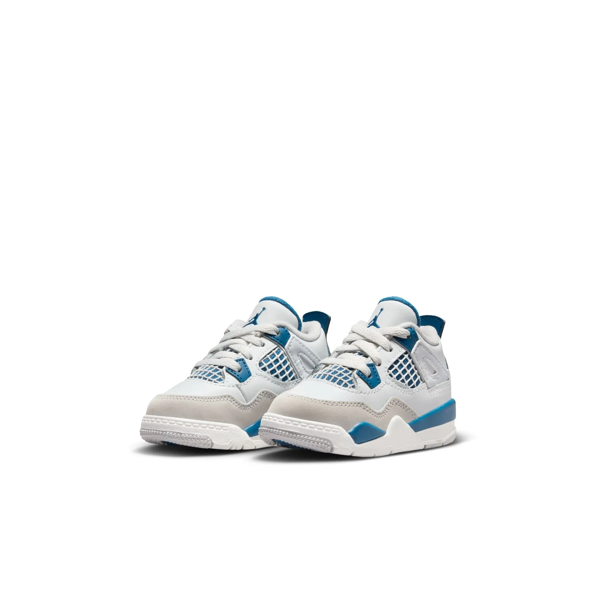 Jordan - Boy - TD Retro 4 - Off White/Military Blue/Grey