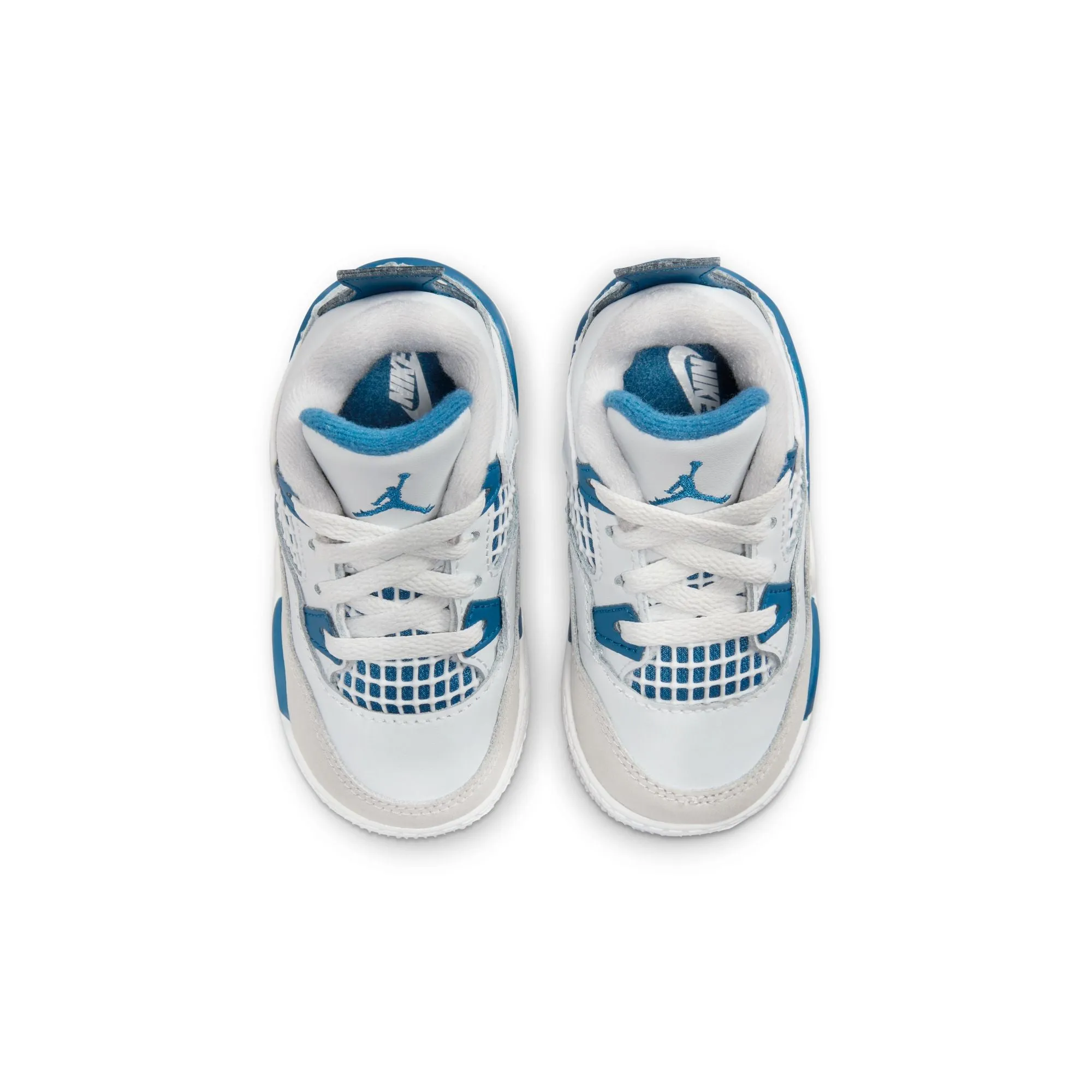 Jordan - Boy - TD Retro 4 - Off White/Military Blue/Grey