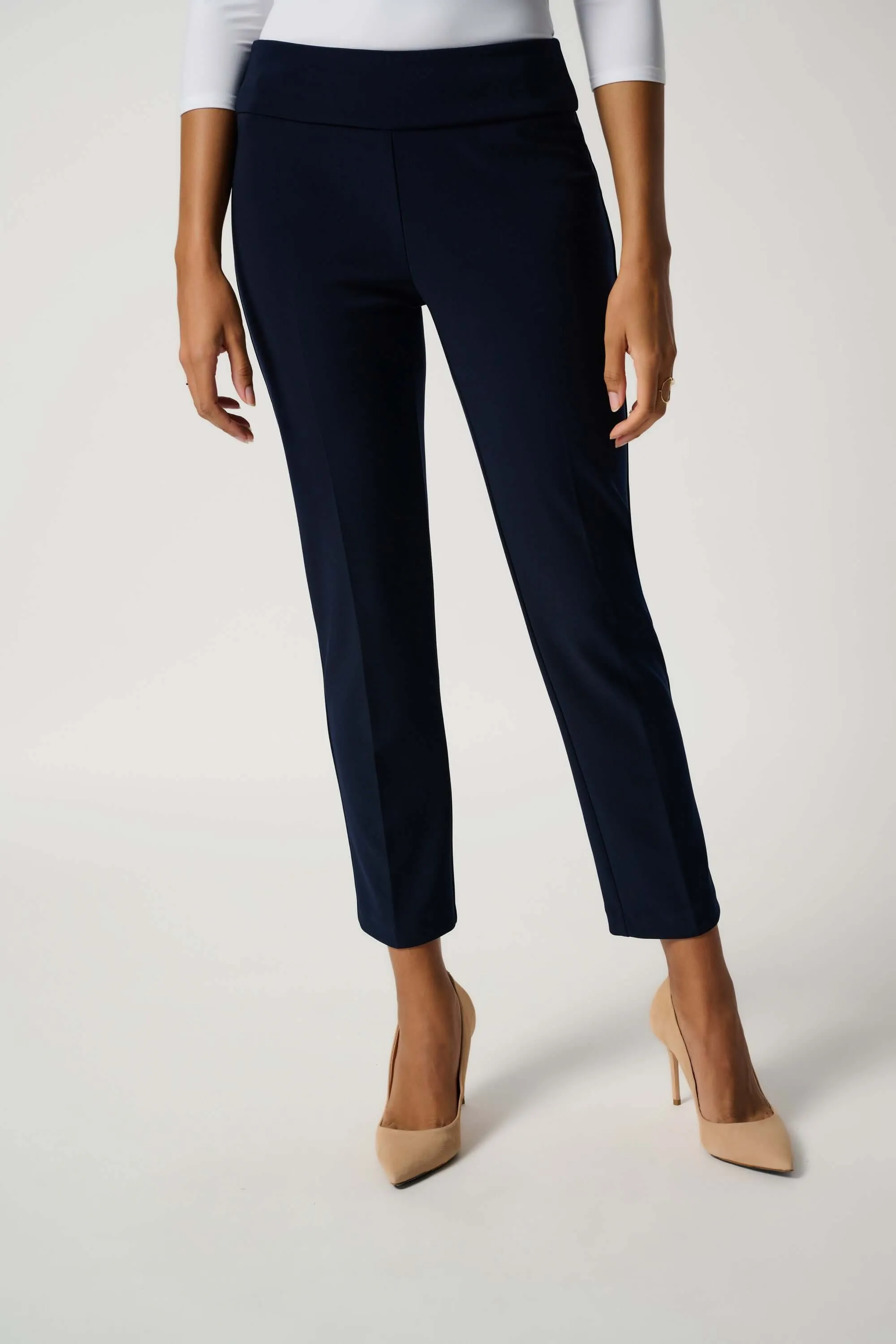 Joseph Ribkoff Classic Cropped Pant in Midnight 181089
