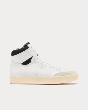 Knight 005 White / Black High Top Sneakers