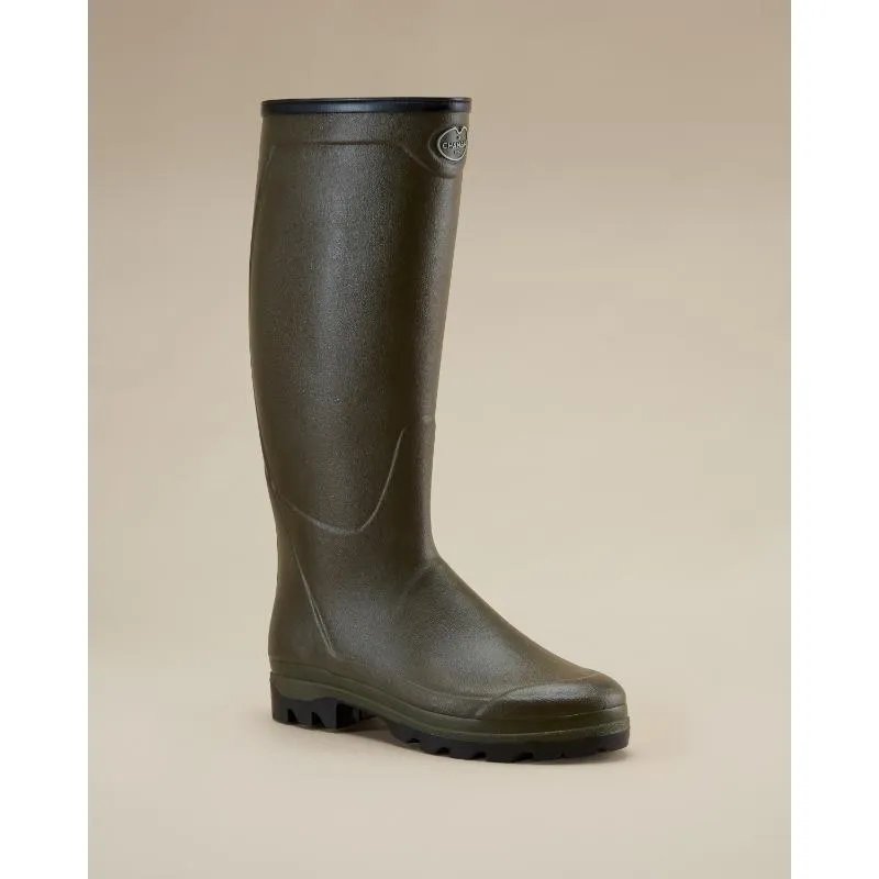 Le Chameau Country Cross Neoprene Lined Mens Boot - Chameau Green