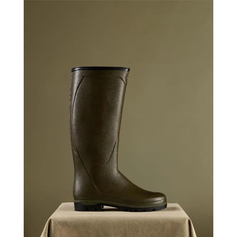 Le Chameau Country Cross Neoprene Lined Mens Boot - Chameau Green