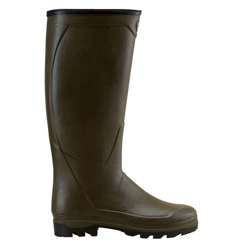 Le Chameau Country Cross Neoprene Lined Mens Boot - Chameau Green