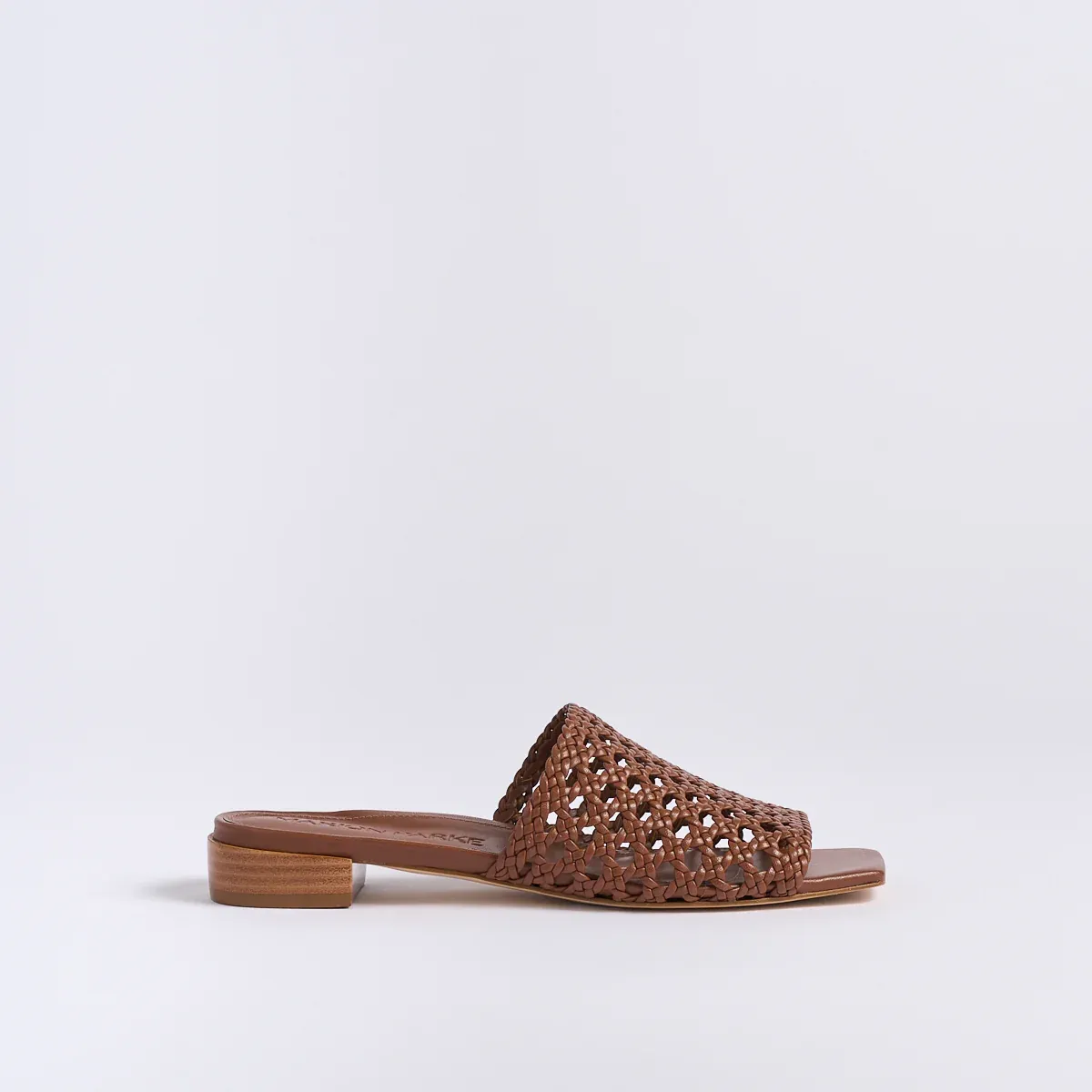 Marion Parke | Sabrina Flat Sandal in Luggage
