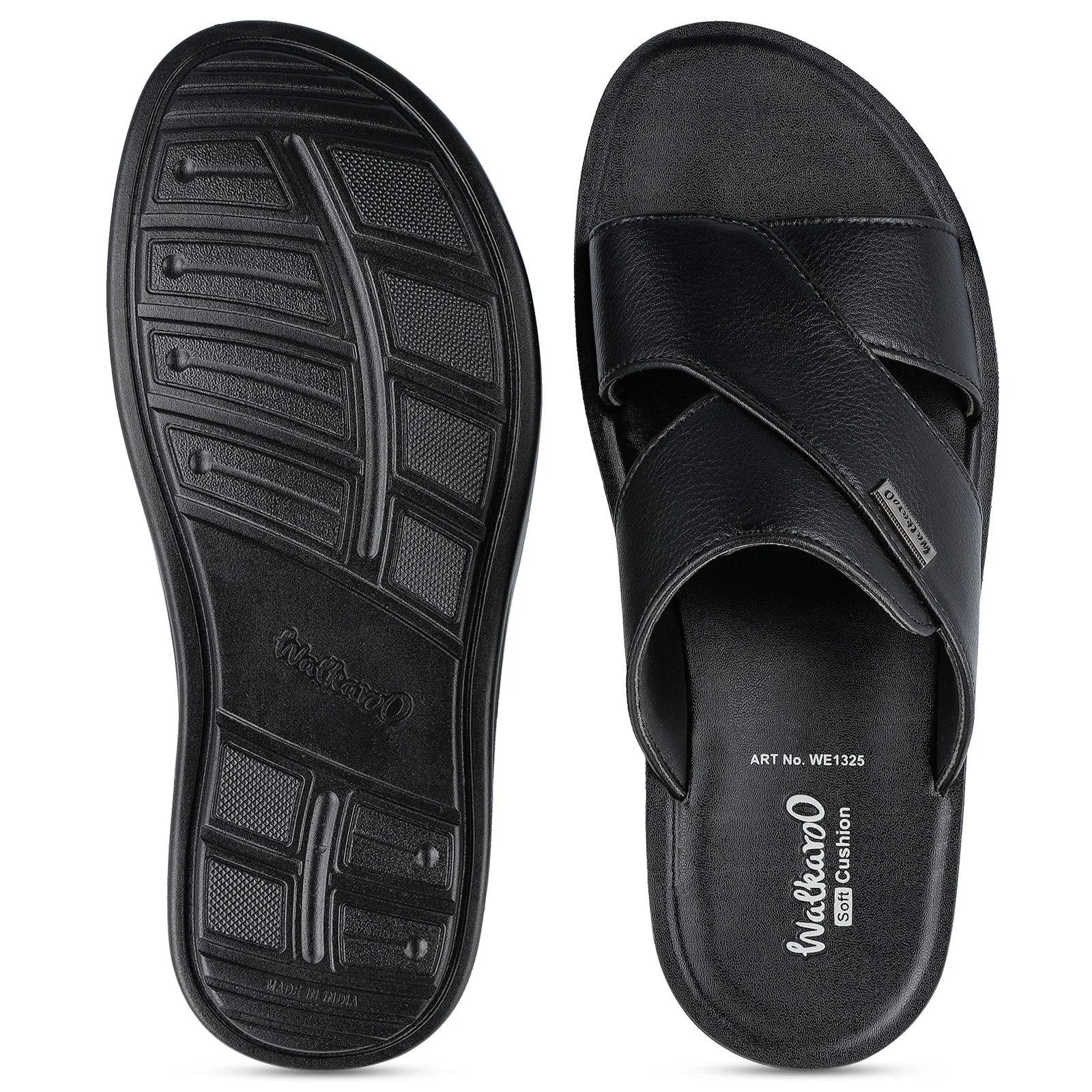 Men's Office Wear Sandals - WE1325 Black