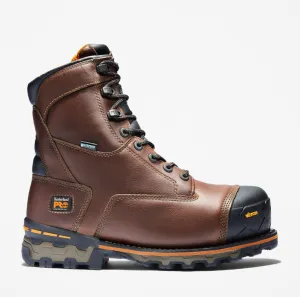 Men's Timberland Pro® TB189646 8" Brown Boondock Composite Safety Toe Waterproof Insulated Boot CSA (CN Railroad Approved)