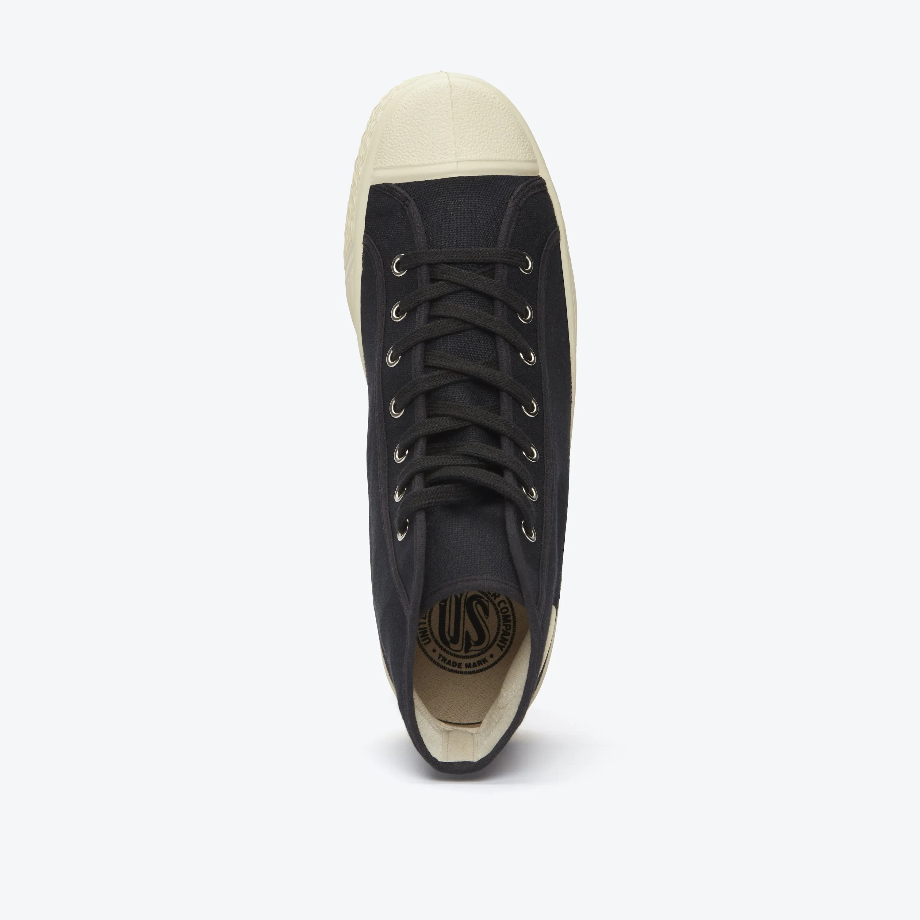 Military High Top - Black / White