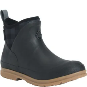 Muck Womens Original Ankle Boot - Black/Plaid