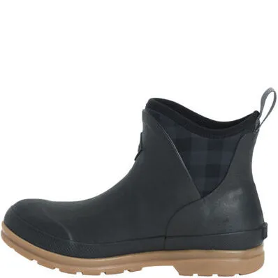 Muck Womens Original Ankle Boot - Black/Plaid
