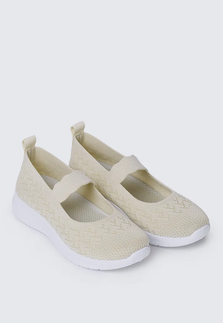 My Steps Comfy Sneakers In Beige