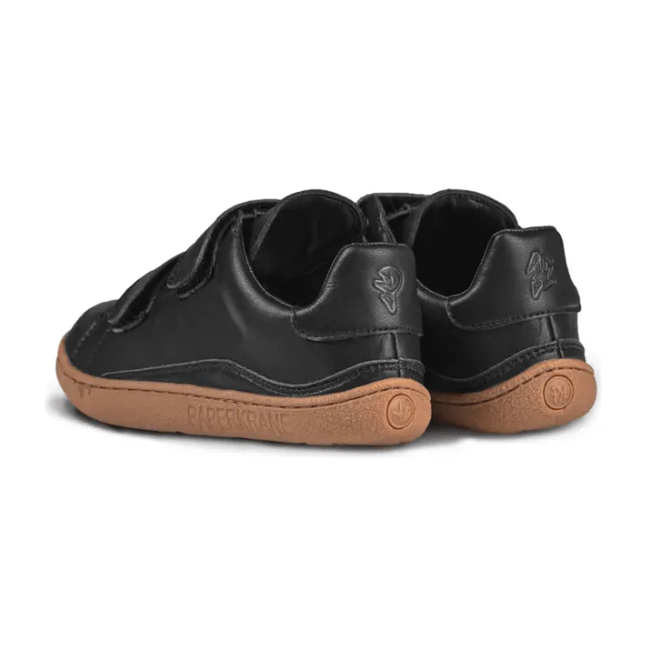 PaperKrane Barefoot Comfort Shoes - Velcro Kids Licorice