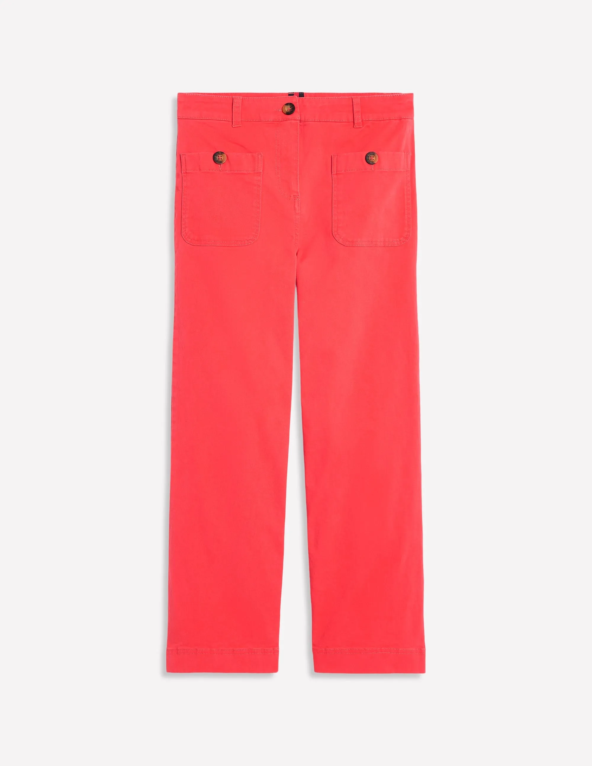 Patch Pocket Crop Chino-Jam Red