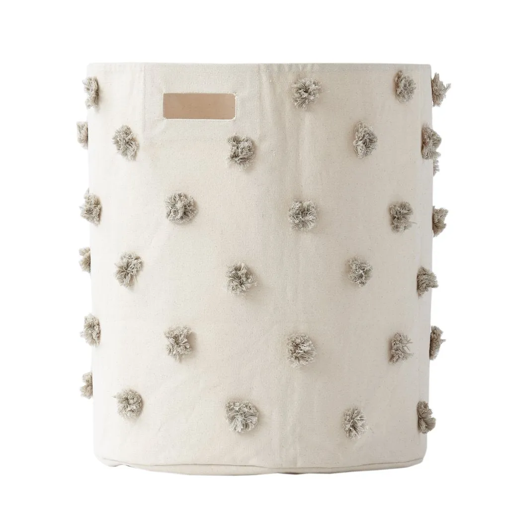 Pehr Grey Pom Pom Hamper