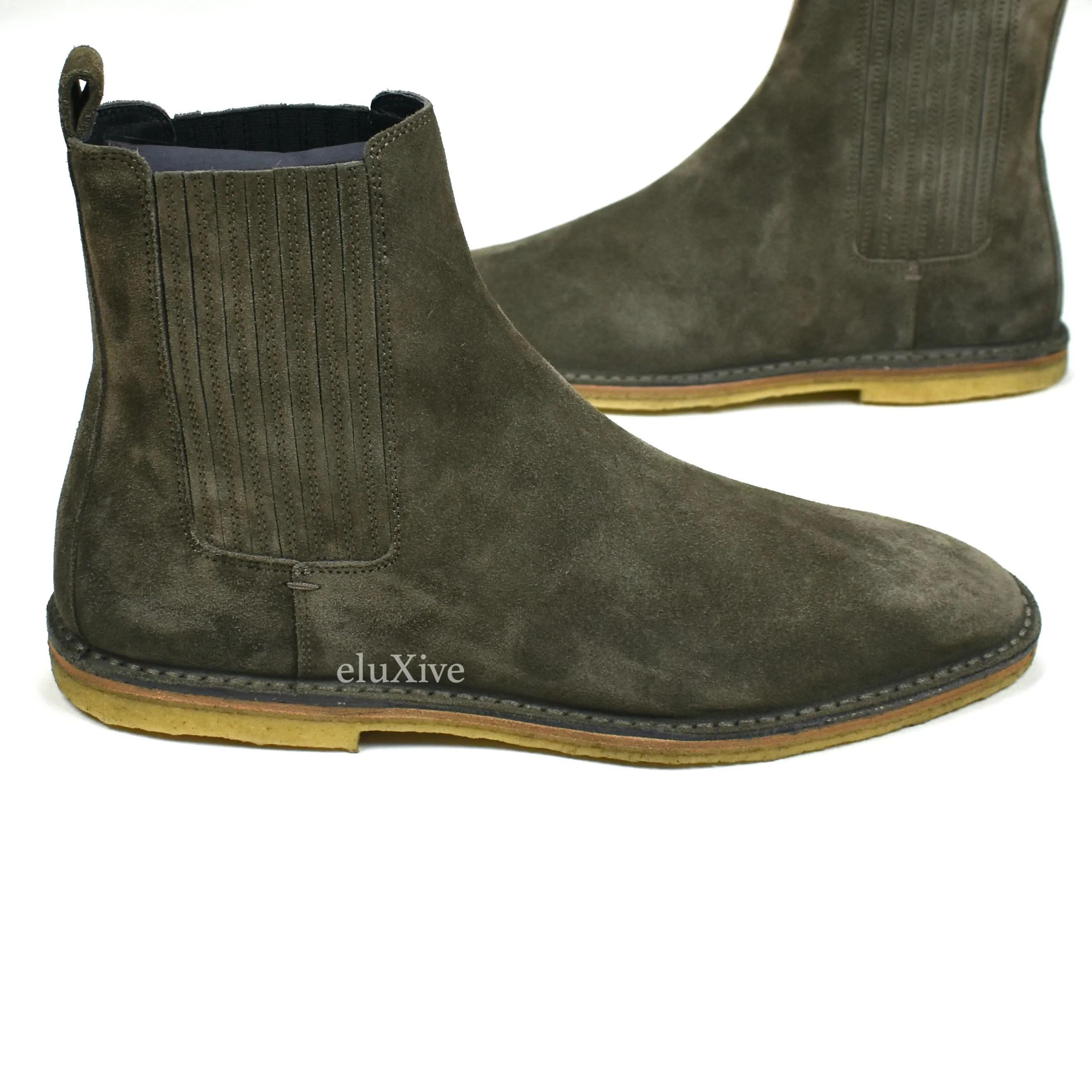 Saint Laurent - Bronze Suede Nino Chelsea Boots