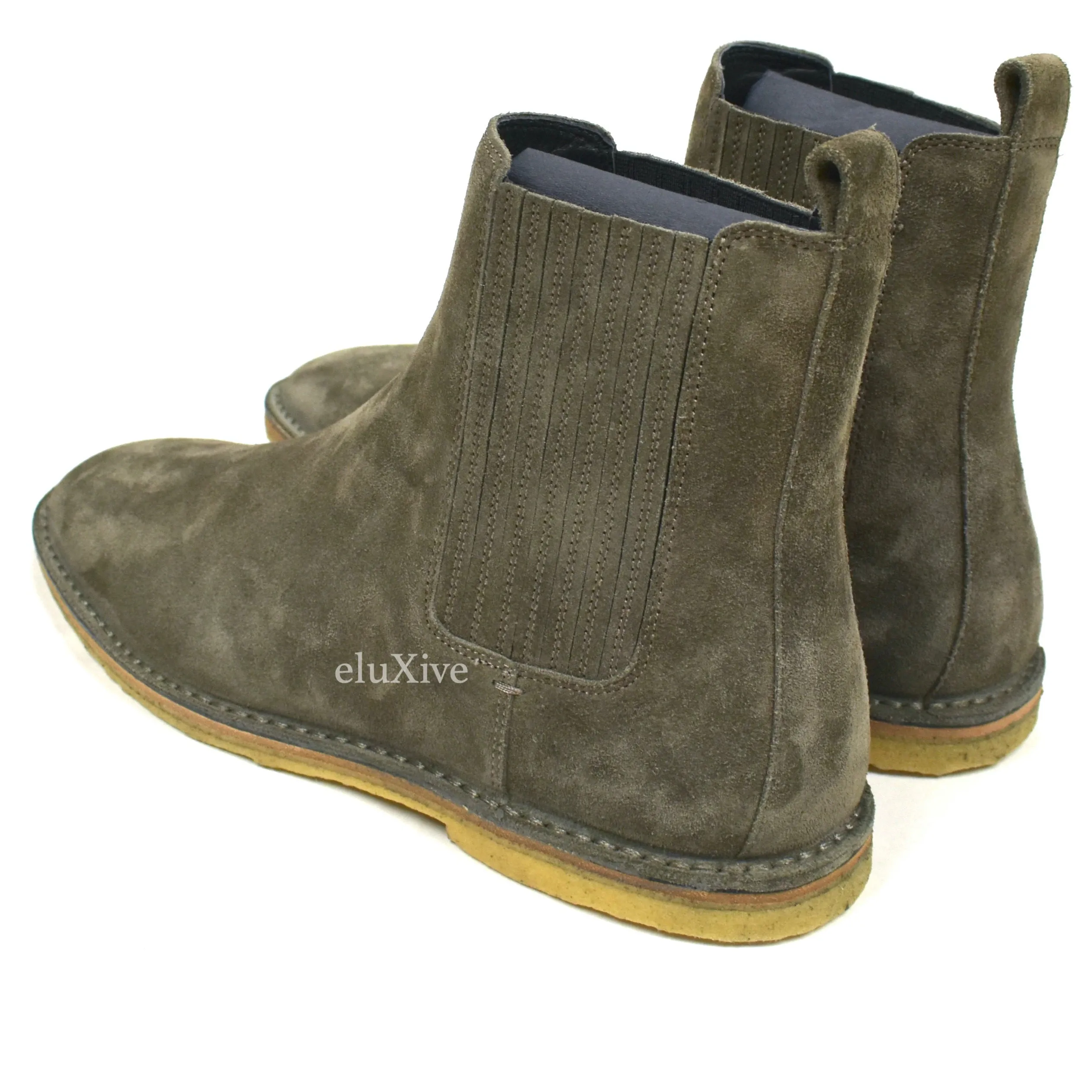 Saint Laurent - Bronze Suede Nino Chelsea Boots