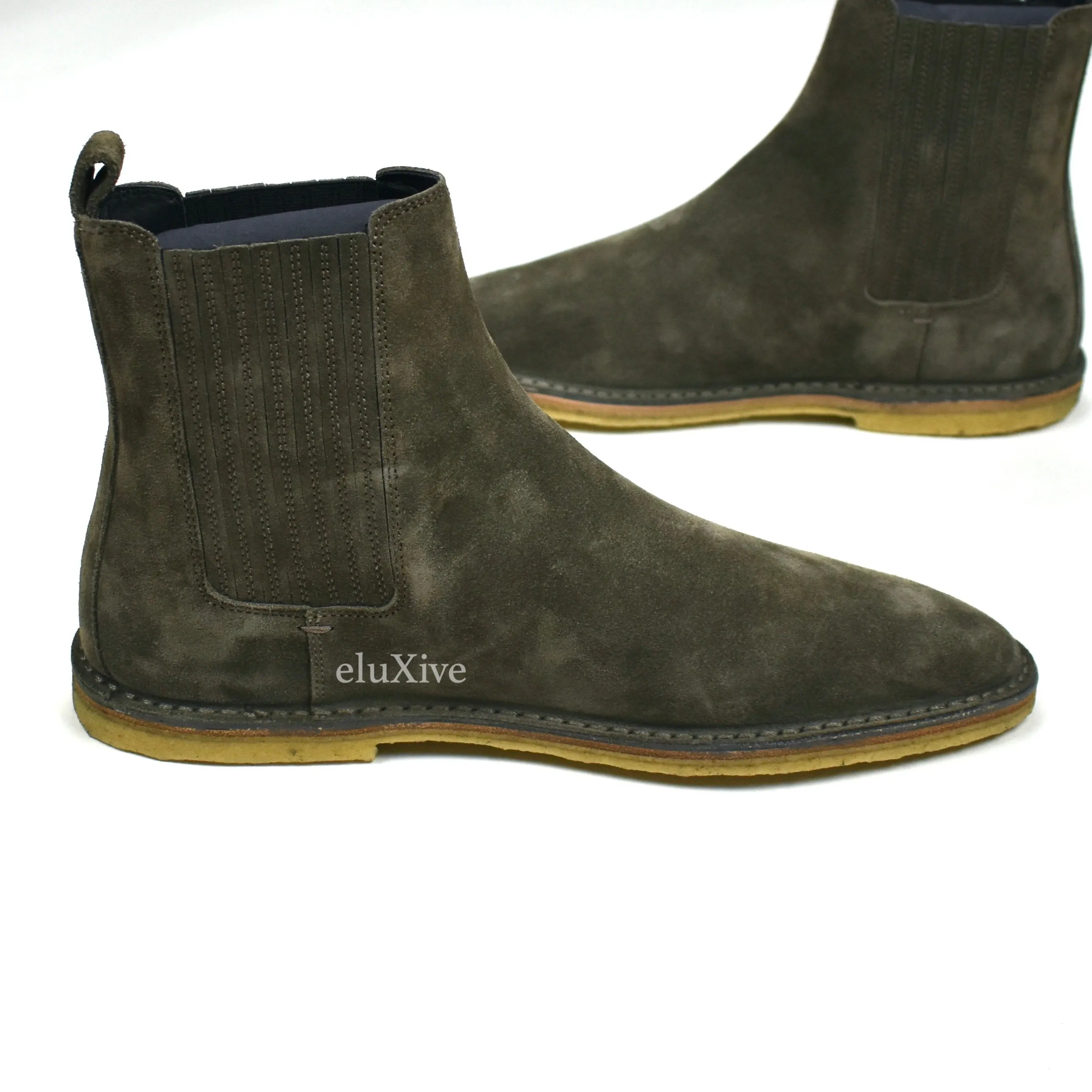 Saint Laurent - Bronze Suede Nino Chelsea Boots