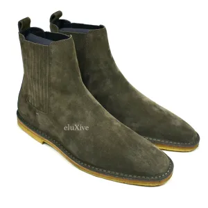 Saint Laurent - Bronze Suede Nino Chelsea Boots
