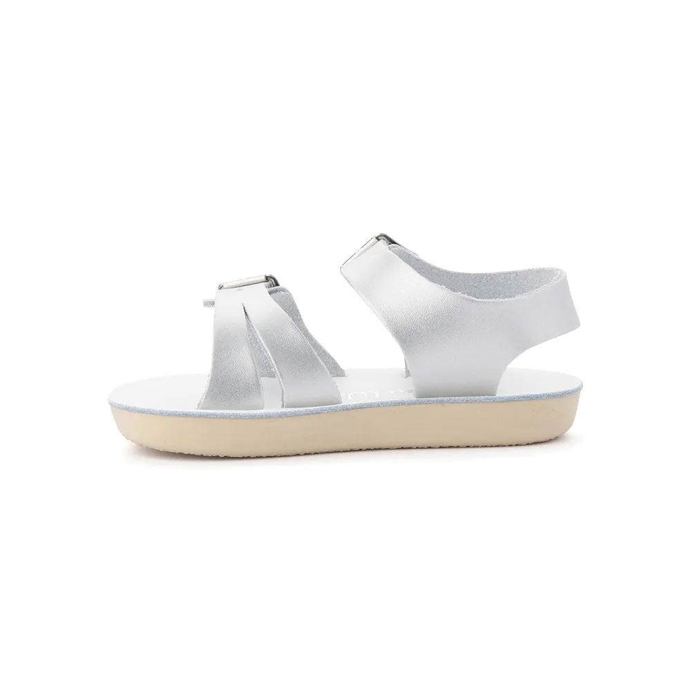 Salt Water Sandals - Sun-San Sea Wee Silver