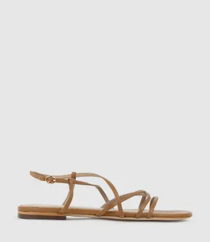 SERVILLE Strappy Sandal in Natural