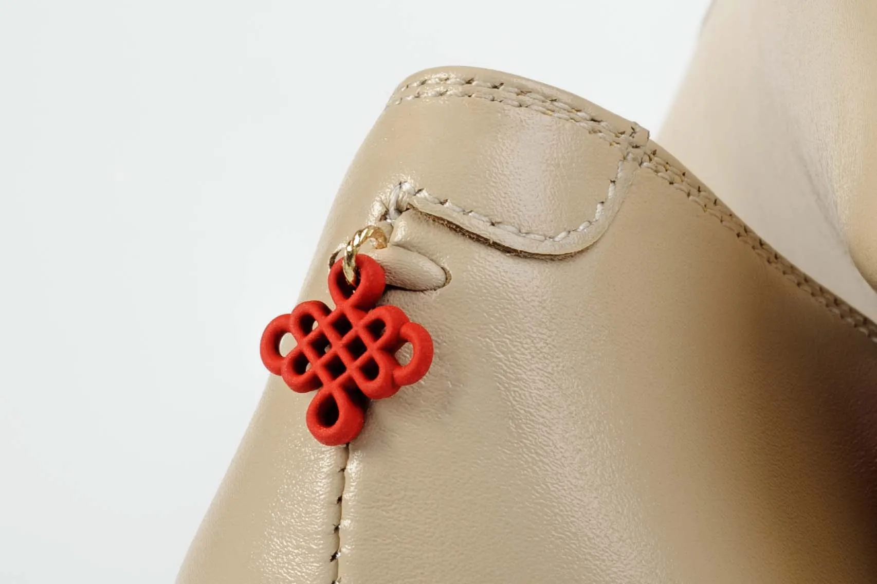 Shoeful CNY Flats - Knot of Longevity (Red)