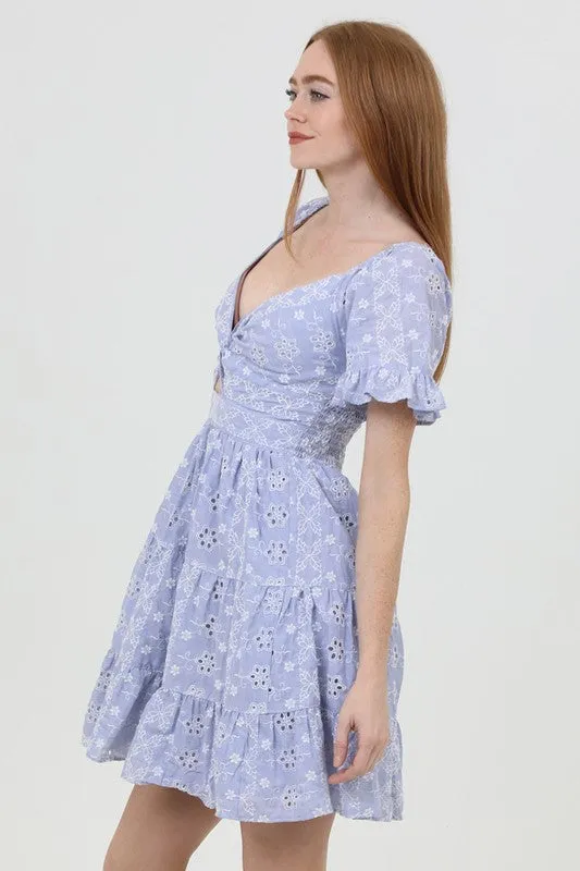 Simply Sweet Tiered Short Sleeve Dress