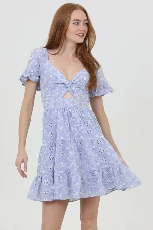 Simply Sweet Tiered Short Sleeve Dress