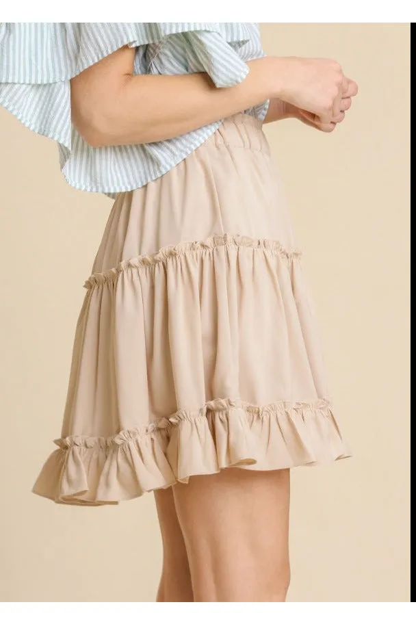 Spring Fling Flounce Ruffle Skirt