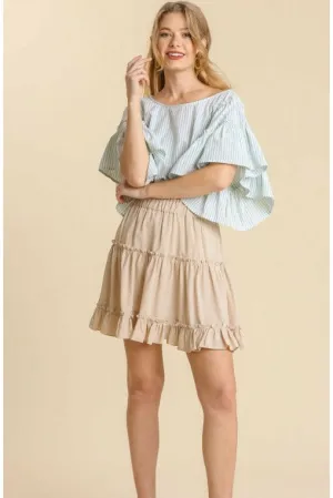Spring Fling Flounce Ruffle Skirt