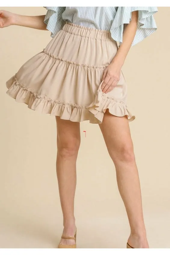 Spring Fling Flounce Ruffle Skirt