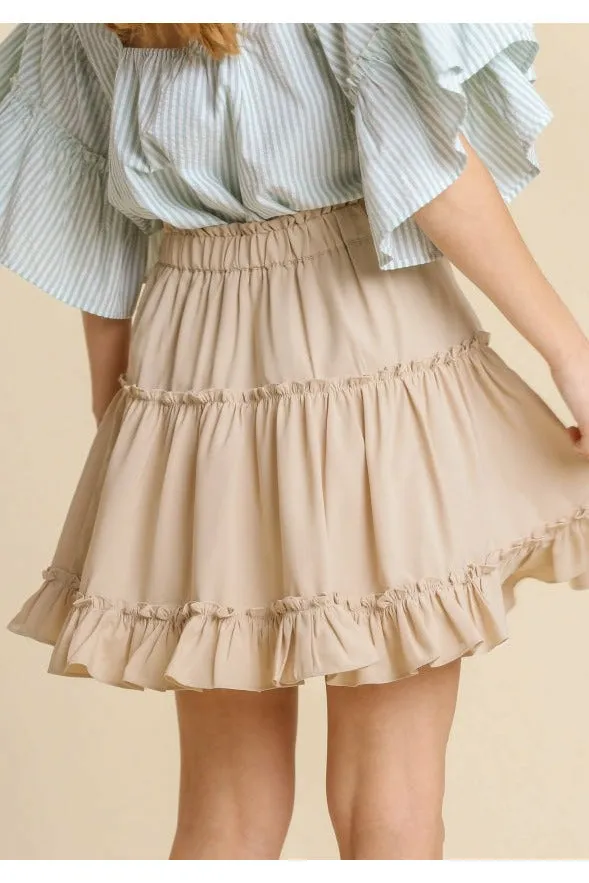 Spring Fling Flounce Ruffle Skirt