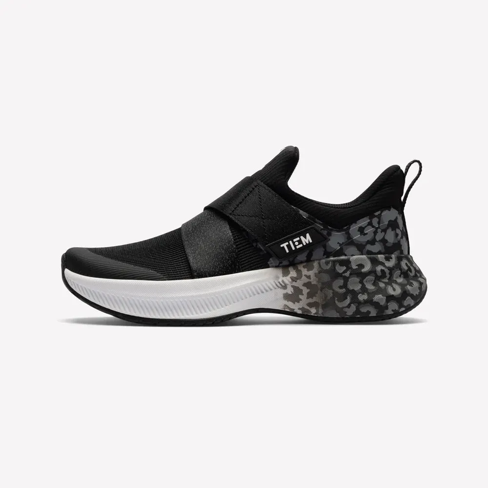 Tiem Lynx Cycling shoes - Black Leopard