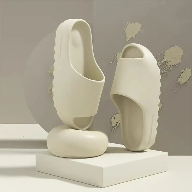 Trendy EVA Beach Flat Sandals for Women - Casual Summer Comfort