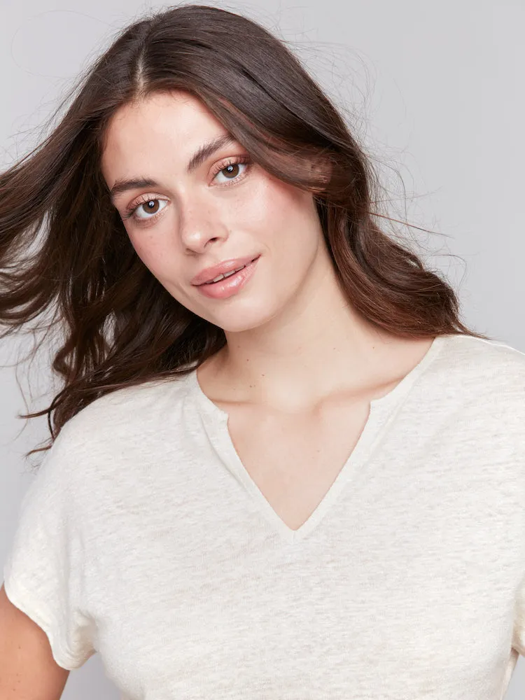 V-Neck Short Sleeve Shirt