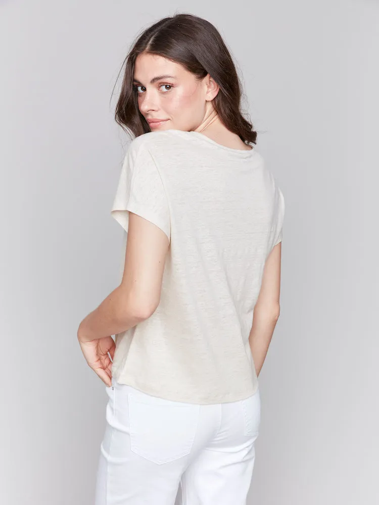 V-Neck Short Sleeve Shirt
