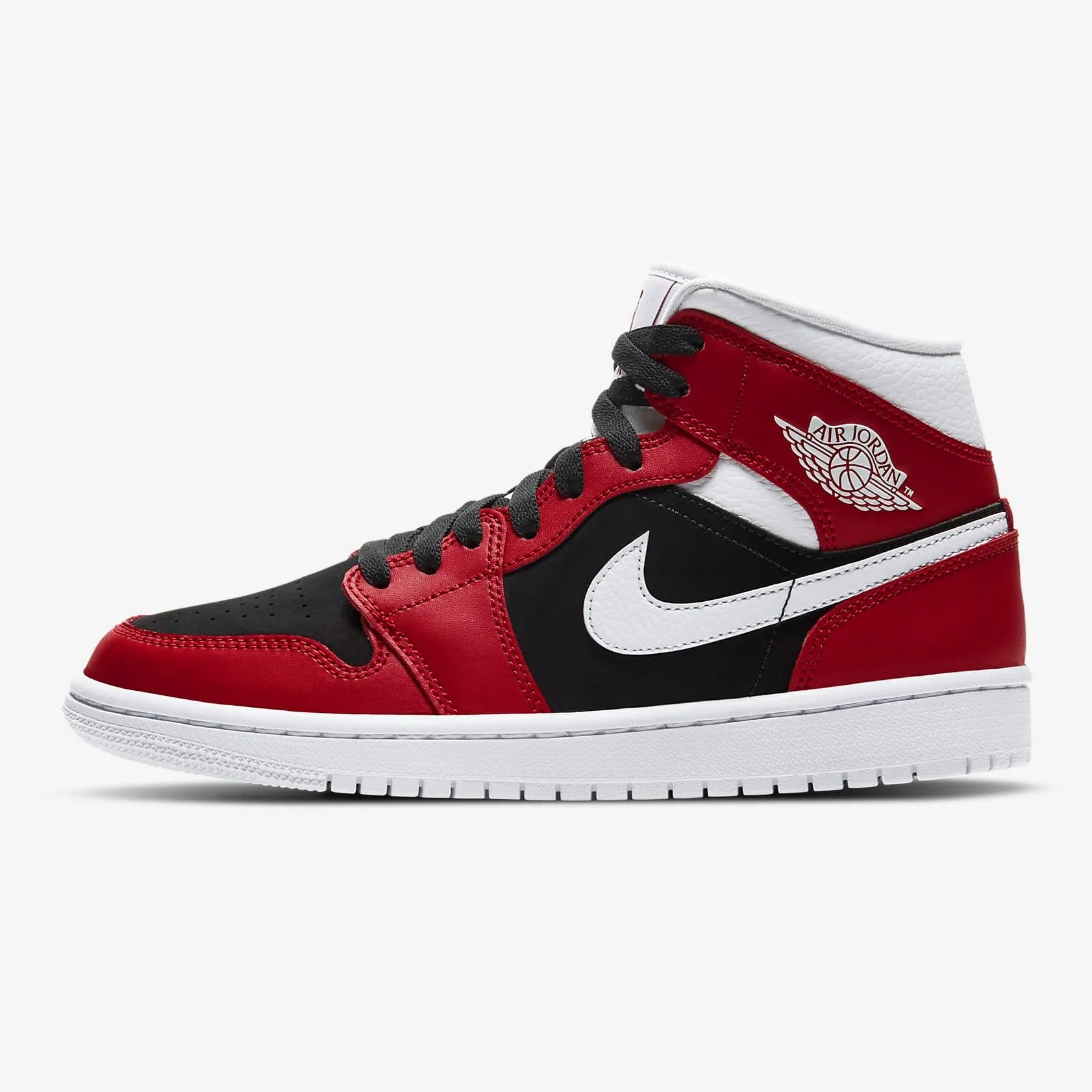 Women's Air Jordan 1 Mid "Gym Red Black" (BQ6472-601)